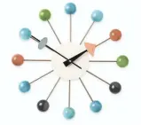  ?? WITHIN REACH DESIGN ?? This modern Vitra Ball Clock was designed by George Nelson. It is available at Design Within Reach.