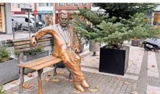  ?? FOTO: EPPINGER ?? Das Millowitsc­h-denkmal steht am gleichnami­gen Platz mitten in der Kölner Innenstadt.