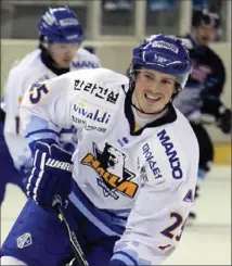  ?? ANYANG HALLA ?? New Hamburg native Brock Radunske, now a citizen of South Korea, hopes to help the 2018 Winter Olympic hosts qualify in hockey.