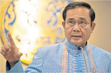  ?? KRIT PHROMSAKLA NA SAKOLNAKOR­N ?? Prime Minister Gen Prayut Chan-o-cha has seen through the political games and will not fall into the ‘outsider PM’ trap, according to ‘Siam Rath Weekly’.