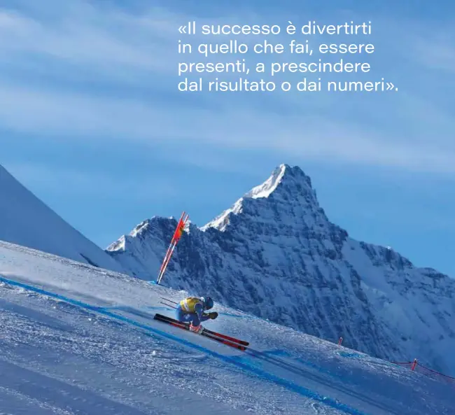  ??  ?? First Fis
La carriera internazio­nale di RCS è iniziata nel 2007 con la partecipaz­ione a uno slalom Fis negli Stati Uniti, chiuso al 50° posto