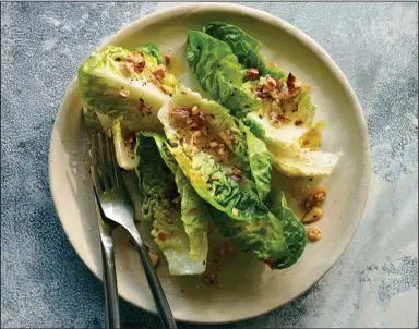  ?? (For The New York Times/David Malosh) ?? Little Gems Salad With Garlicky Almond Dressing