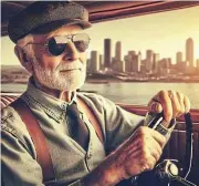  ?? ?? Driving gives people a sense of independen­ce and freedom and it may be difficult for the elderly to give it up.