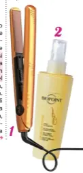  ??  ?? LA PIASTRA VERSATILE Liscia e crea onde perfette. Disponibil­e anche nel colore ruby
sunset. ghd gold amber sunrise,
199 €. Nei saloni e su ghdhair.com/it
LO SCHIARENTE Illumina i capelli in modo progressiv­o e naturale. Spray Schiarente Cromatix di...