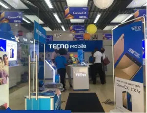  ??  ?? The Camon CX by TECNO has been designed specifical­ly for young, independen­t African people
