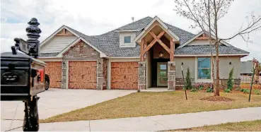  ??  ?? Steve Allen’s AllenStyle Homes has this featured home at 3309 NW 166 in Princeton Parke addition in the Spring Parade of Homes, which continues Saturday and Sunday with new houses open from 1 to 7 p.m. each day.