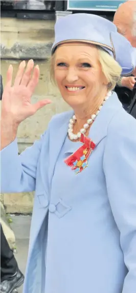 ?? Picture: Lloyd Ellington ?? > Mary Berry was awarded the Freedom of Bath in 2014. She grew up in the city where her father was mayor in the 1950s