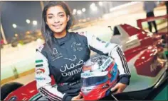  ??  ?? PIONERA. Amna Al Qubaisi ha sido campeona Rotax en EAU.