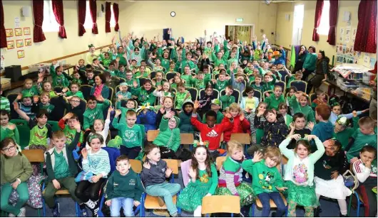 Boherbue NS goes glas for Seachtain na Gaeilge - PressReader