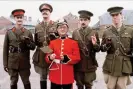  ?? Maximum Film/Alamy ?? Fry (second from left) as General Melchett in Blackadder Goes Forth. Photograph: