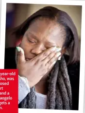  ??  ?? Her three-year-old son, Tumisho, was also diagnosed with a heart condition and a tearful Kgaogelo hopes he gets a donor soon.