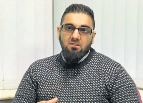  ??  ?? COURT: Convicted terrorist Usman Khan during a “thank-you” message for a Learning Together event in March 2019.