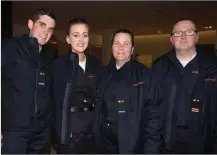  ??  ?? Jamie Alan, Gillian Lucid, Mary O’Donoghue and Maurice Brosnan at the Kerry Civil Defence dinner at Manor West Hotel