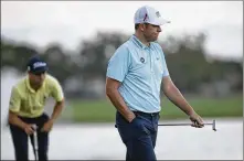  ?? ANDRES LEIVA / THE PALM BEACH POST ?? Luke List reacts after missing a putt on the first playoff hole during the final round of the Honda Classic in Palm Beach Gardens on Sunday.