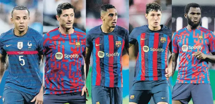  ?? D/etyN vaYr/k . C/ees ?? Jules Koundé completa el repòquer de fitxatges que fan pujar el nivell del Barcelona per a la nova temporada; tots han arribat al juliol