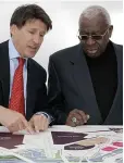  ??  ?? Unwanted legacy: Coe (left) with his predecesso­r Diack