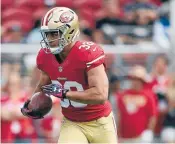  ?? Photo: GETTY IMAGES ?? Jarryd Hayne’s hopes of reviving his NRL career with the San Francisco 49ers have been boosted by the team’s latest loss.