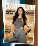  ?? ?? Cover girl: Nicola’s fashion shoot for Cosmopolit­an