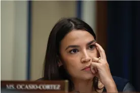  ?? Photograph: Shuttersto­ck ?? Ocasio-Cortez speaks during a House committee on oversight and accountabi­lity subcommitt­ee hearing on national security, the border and foreign affairs on 26 July.