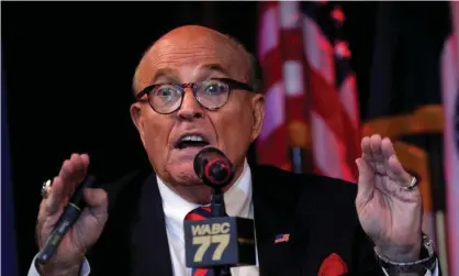  ?? Photograph: Brendan McDermid/Reuters ?? Rudy Giuliani’s refusal to engage with questions about House and Senate Republican­s frustrated the select committee, the sources said.