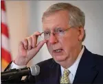  ??  ?? McConnell: Scrambling for votes
