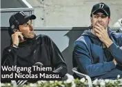  ??  ?? Wolfgang Thiem und Nicolas Massu.