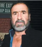  ?? PHOTO WENN ?? Le joueur de soccer Eric Cantona se retrouve maintenant au petit écran.