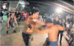  ?? FB/FIGHT CLUB THAILAND ?? Acting Metropolit­an Police Bureau chief Sanit Mahathavor­n vows to take action against Fight Club Thailand amateur boxing bouts if they are held in Bangkok.
