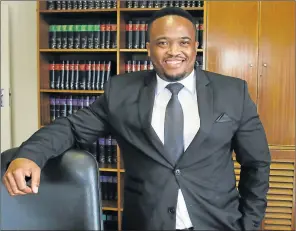  ?? Picture: MICHAEL PINYANA ?? LEGAL EAGLE: Lutho Klaas, 24, has won a South Africa Pro Bono Law Student Award for his commitment to enabling access to justice for some of the most vulnerable members of society