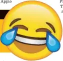  ??  ?? FACE OF THE FUTURE Oxford Dictionari­es had declared the ‘face with tears of joy’ emoji as the word of the year 2015