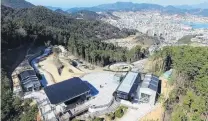 ?? PHOTO: SUPPLIED ?? Share price boost . . . An aerial photograph of Skyline Enterprise­s’ $20 million Skyline Luge Tongyeong developmen­t in South Korea, which opened last year.