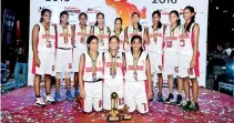  ??  ?? St. Joseph's GS emerged Girls' runners-up