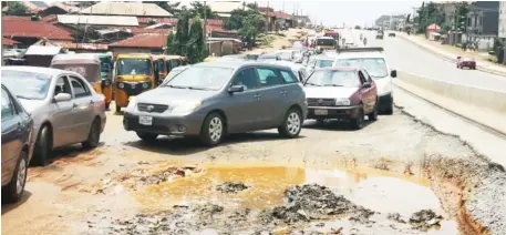  ?? Photo Adam Umar ?? The abandoned portion of the road