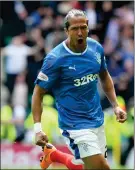  ??  ?? Bruno Alves in action for Rangers