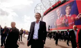  ?? ?? Sir Jim Ratcliffe at Manchester United’s Old Trafford stadium last year. Photograph: Peter Byrne/PA