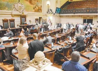  ?? RENAN OLAZ/CMRJ ?? Câmara aprovou decreto legislativ­o em duas sessões extraordin­árias para capitaliza­r o Funprevi