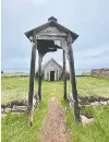  ?? ?? Thjodhild's church can be seen at Qussiarsuk.