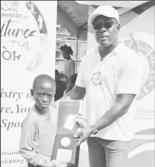  ?? ?? Fruta Conquerors’ custodian Clive Gilbert was named Best Goalkeeper of the tournament.
