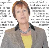  ??  ?? >
Dame Caroline Spelman MP