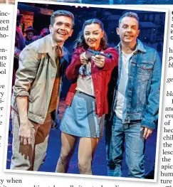  ?? ?? CLASS DIVIDE: Joe Sleight, Olivia Sloan and Sean Jones star in Russell’s politicall­y charged musical