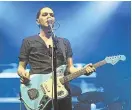  ?? Jennings. Picture: Gareth ?? Brian Molko entertains the Caird Hall crowd.