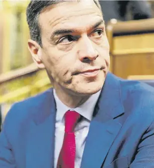  ?? Dani Duch ?? Pedro Sánchez dimecres al Congrés