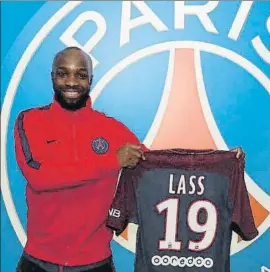  ?? FOTO: PSG ?? Lass Diarra inicia una nueva etapa en el PSG Fue presentado ayer por