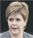  ??  ?? 0 Nicola Sturgeon claimed UK government broke promises