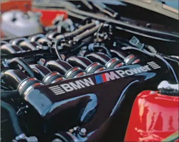  ??  ?? BMW Motorsport built a 500-plus bhp V12 for the stillborn M8 prototype.