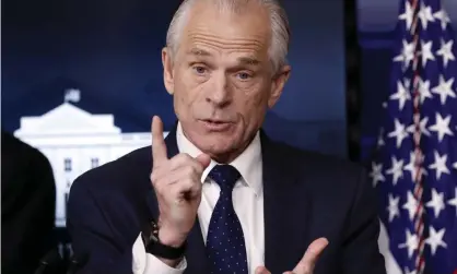  ??  ?? White House trade adviser Peter Navarro has said the China trade deal is ‘over’, blaming in part the lack of clarity over the coronaviru­s. Photograph: Alex Brandon/AP