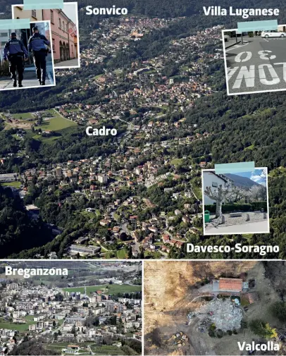  ?? TI-PRESS/INFOGRAFIC­A LAREGIONE ?? Nella valle del Cassarate spesso le problemati­che sonosimili