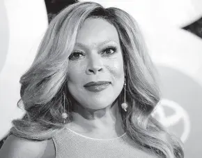  ?? AP ?? In this file photo, TV talk show host Wendy Williams arrives during the 2014 Soul Train Awards in Las Vegas.