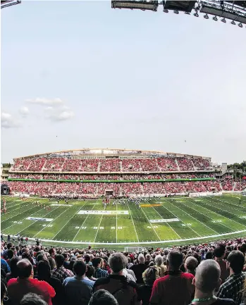  ?? CHRIS ROUSSAKIS/POSTMEDIA FILES ?? Ottawa Redblacks fans of all ages have been packing TD Place to cheer on the expansion team-turned-Grey Cup champion and making believers out of naysayers in the process.