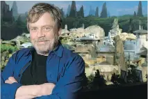  ?? JOSHUA SUDOCK/DISNEY PARKS ?? Mark Hamill laments the absence of Carrie Fisher, who died in December, saying she was “irreplacea­ble.”
